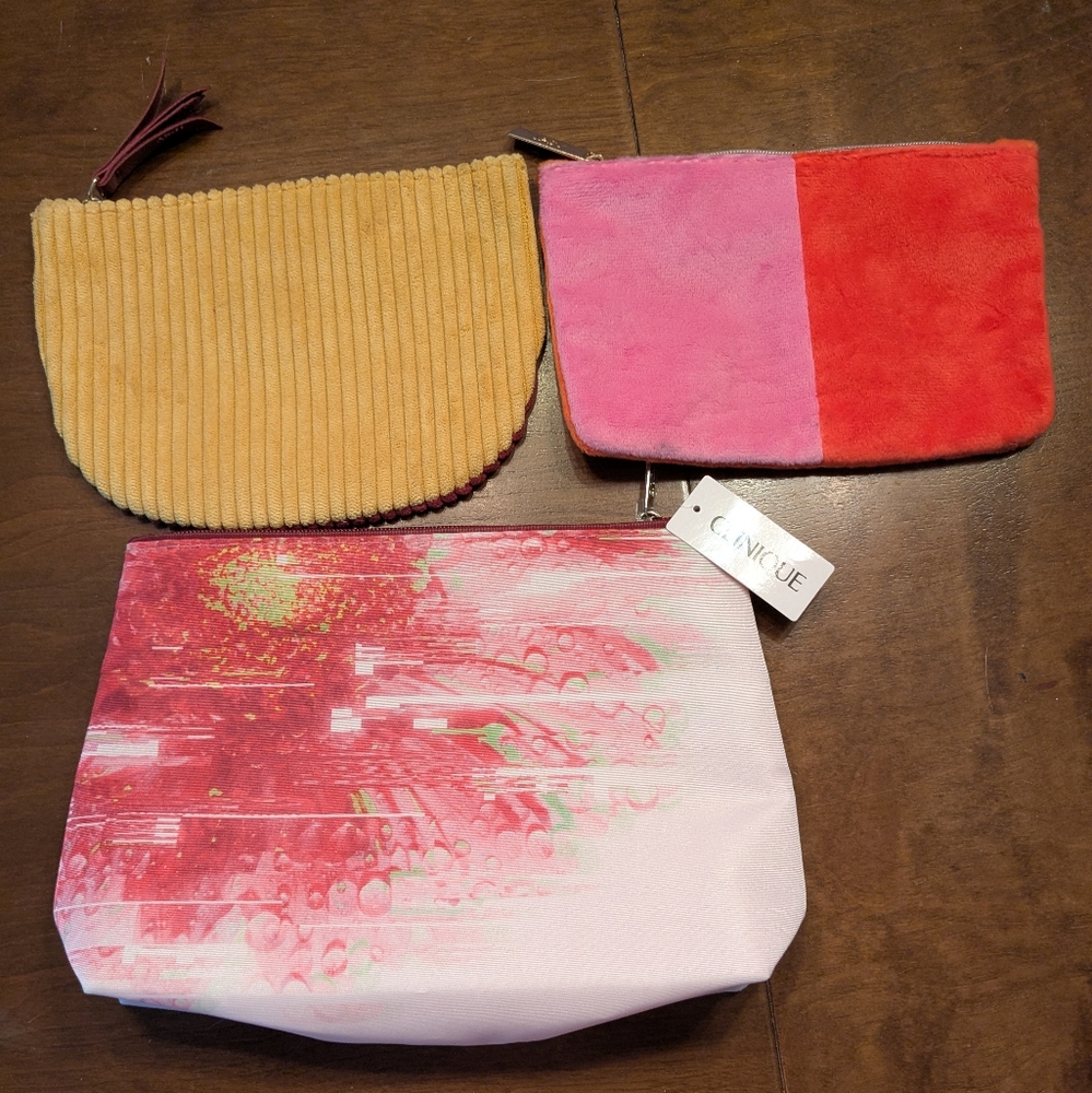 Clinique & Ipsy Cosmetic Bags (3)